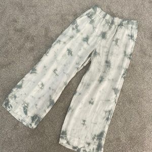 Wide-Leg Linen pants, Women’s sz Small